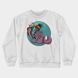 Wonder Bot vs Octobot 3000 Crewneck Sweatshirt